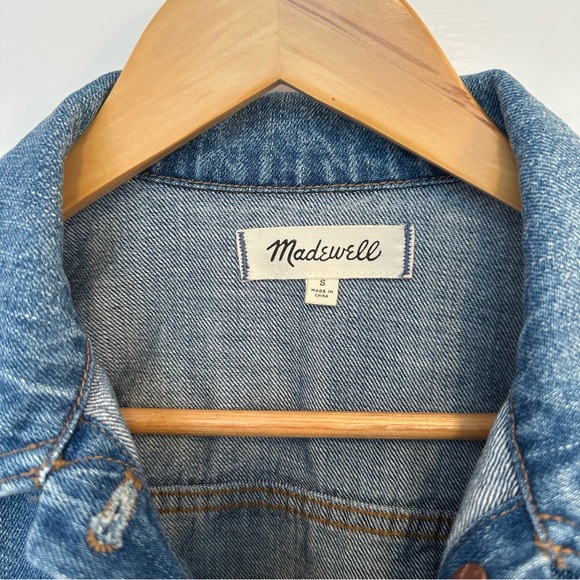 Madewell Jean jacket size small bronze buttons - Picture 2 of 6
